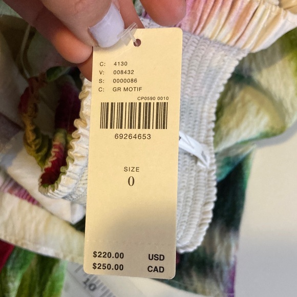 Anthropologie By Anthropologie Tiered Maxi Dress Size 0 - Picture 7 of 9